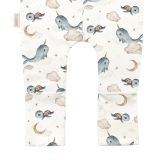 Saco de dormir en blanco con diseño de ballenas de Waldin.