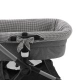 Garnitura Capazo Reversible Polo Black 35x75x35 Cm - Cambrass