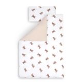 Juego de sábanas Sensillo en color beige con diseño tierno