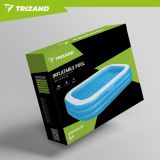 Piscina Hinchable Infantil 185x130x50cm Trizand - imagen 2