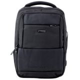 Mochila de Negocios Urbana con USB Negra 26L 45cm