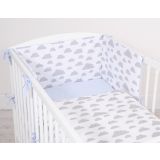 Protector de Cuna Doble Cara My Sweet Baby Nubes Grises/Azul - imagen 2