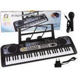 Teclado Musical Infantil con Micrófono y Luces