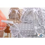 Carrito de Muñecas My Sweet Baby de Mimbre con Ropa de Cama - imagen 3