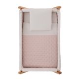 Minicuna Tijera Madera Tender Blush/natural 55x87x74 Cm - Cambrass - imagen 3