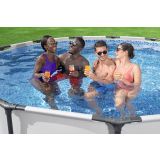 Piscina Elevada de Jardín 396x122 cm con Bomba - imagen 3