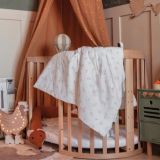 Detalles del Juego de cama infantil Junior 90x120 en color marrón.
