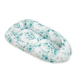 Baby Nest Double-sided Premium Cocoon For Infants Bobono- Eucaliptus Mint
