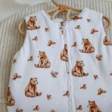 Saco de dormir con piernas 1-2 años 2,5 TOG Ositos – Blanco