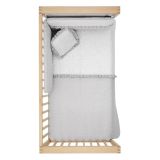 Jgo 2 Pcs.colcha I-v. Cuna 70 Liberty Gris 70x140x3 Cm - Cambrass - imagen 3