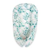 Baby Nest Double-sided Premium Cocoon For Infants Bobono- Eucaliptus Mint