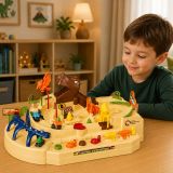 Pista Interactiva Dinosaurios con 8 Desafíos y Vehículos - imagen 3
