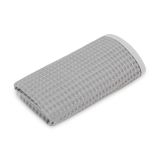 Toalla infantil de mano Sensillo waffle gris 30x50 cm con gancho, vista extendida