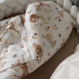 Juego de cama infantil Junior 90x120 – Bosque polaco montado en una habitación infantil