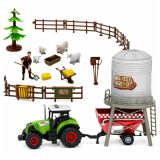 Set de Granja con Tractor, Establo y Animales, 49 Piezas - imagen 2
