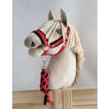 Halter A3 con pelo negro y correa para Hobby Horse My Sweet Baby