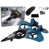 Avión de Combate R/C Azul Oscuro para Niños