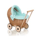 Carrito de muñecas con ropa de My Sweet Baby, natural y encantador