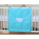 Organizador de Cuna My Sweet Baby - Cot Tidy Col. Corazones - imagen 2