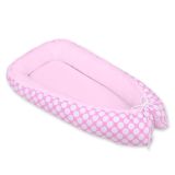 Cocoon Nido Premium para Bebés My Sweet Baby - Rosa con Puntos Blancos - imagen 2