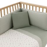 Jgo 2 Pcs.f.nordica Cuna 60 Calma Verde 100x140x3 Cm - Cambrass - imagen 2