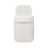 Saco Capazo + Colchoneta Regent en color crema, ideal para la comodidad del bebé.