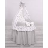 Moisés de Mimbre My Sweet Baby con Drape Laura Grey - imagen 2