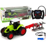 Tractor Teledirigido 1:16 con Ruedas de Goma