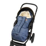 Saco de dormir Sensillo 3 en 1 de lana navy para bebé
