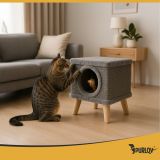 Rascador para Gatos con Cama Purlov - Casa de Sisal - imagen 3