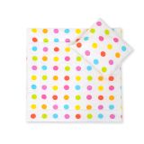 Juego de minicuna My Sweet Baby grandes lunares colores. 