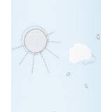 Lámpara infantil Kikkaboo Dream Big Azul - Luz nocturna decorativa - imagen 2