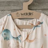 Saco de dormir de bambú 0-6 meses 0,5 TOG Ballenas – Beige