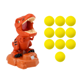 Juego de Tiro de Dinosaurio con Pistola de Pelotas