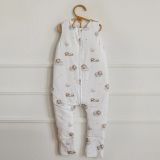 Saco de dormir con piernas 3-4 años 2,5 TOG Ovejitas – Blanco