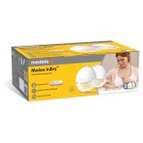 Medela Motion InBra, detalle escudo 24 mm y almohadillas de silicona 15, 18, 21 mm