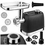 Picadora de carne Ruhhy 2400 W con tamices de acero inoxidable.