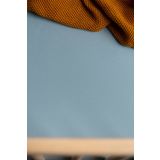 Sábana de Bambú Sensillo 140x70 para Bebé - Color Azul - imagen 3