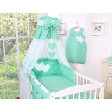 Juego de Cuna 5 Piezas My Sweet Baby - Corazones Colgantes