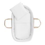 Moisés Une Unic Cambrass 39x80x25 cm, vista lateral cesta de palma
