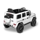 Asiento de ecopiel del coche eléctrico Toyz, cómodo y seguro.