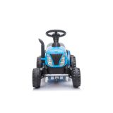 Tractor eléctrico A009 azul con diseño atractivo y materiales resistentes.