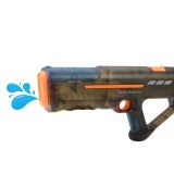 Fusil de Agua Eléctrico Recargable Transparente Negro 55 cm