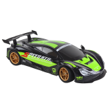 Large Remote Controlled Sports Car 1:10 Green and Black