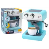 Máquina de Café de Juguete con Vapor de Agua Turquesa