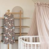 Saco de dormir de bambú 6-18 meses 0,5 TOG Ballenas – Taupe