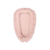 Baby Nest Premium Cocoon For Infants With A Ruffle My Sweet Baby- Pastel Pink