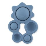 Juguete de silicoa Mr. Triceratops de Trixie, ideal para el desarrollo sensorial.