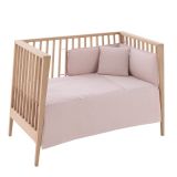 Juego colcha y protector de cuna Unic rosa Cambrass 60x120 cm