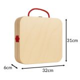 Kruzzel 26581 Caja de Herramientas de Madera para Niños - imagen 2